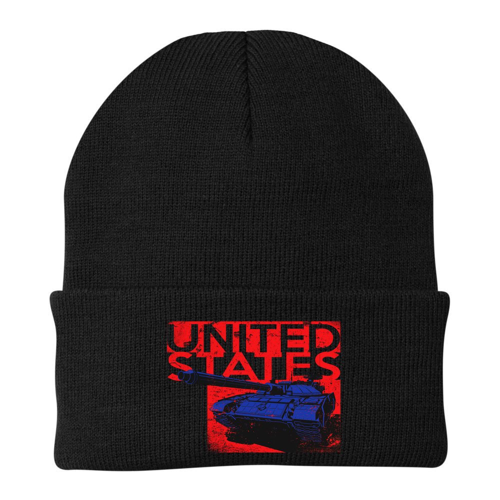 United States US Tank  Beanie