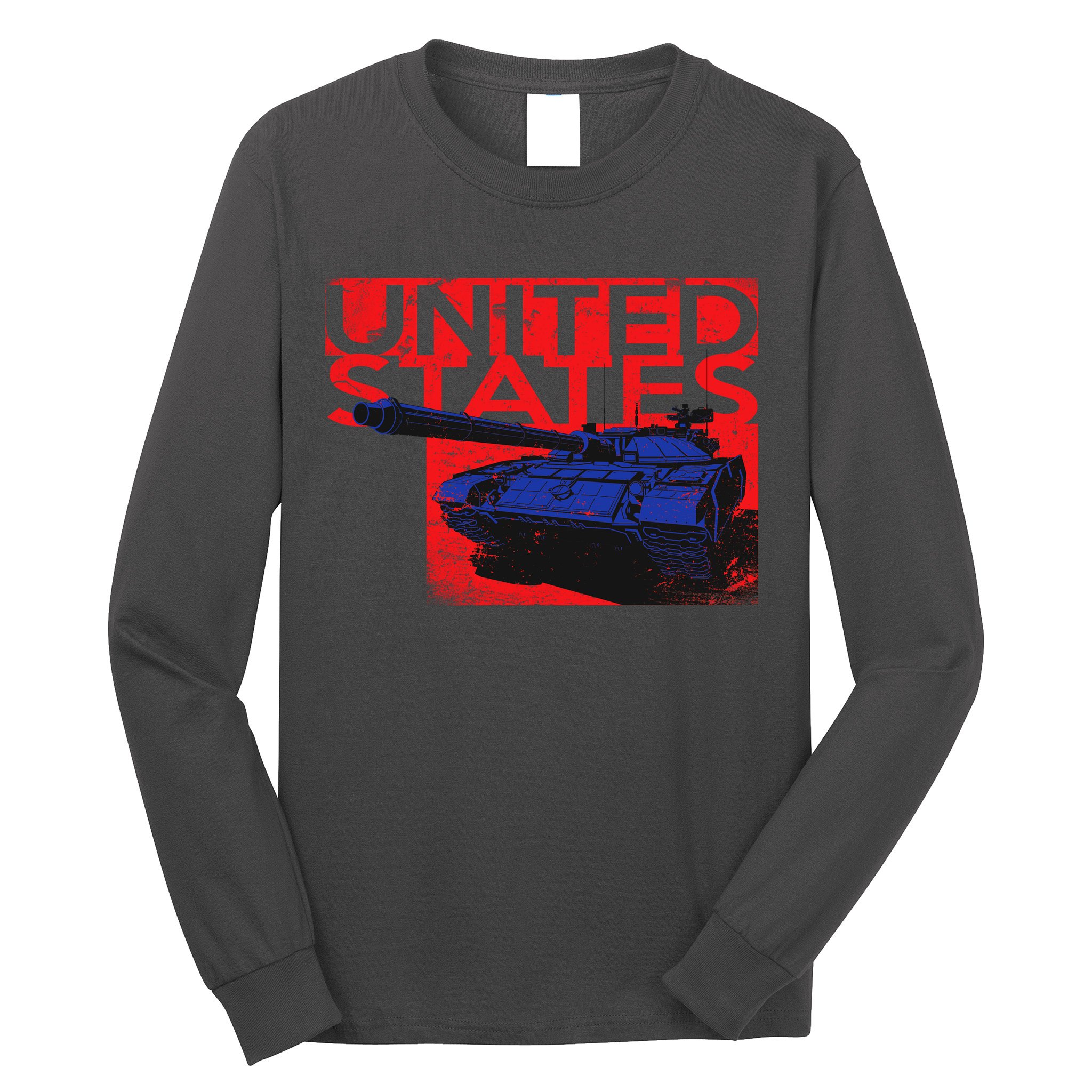 United States US Tank  Long Sleeve Shirt