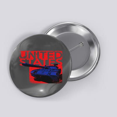 United States US Tank  Button