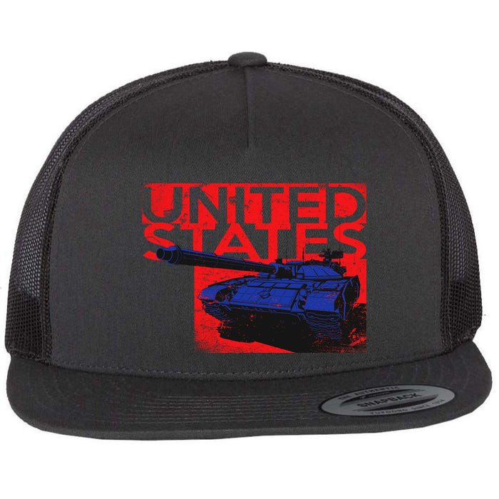 United States US Tank  Flatbill Hat