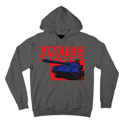United States US Tank  Tall Hoodie