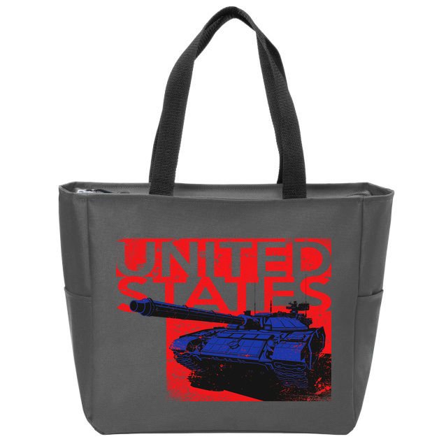 United States US Tank  Zip Tote Bag
