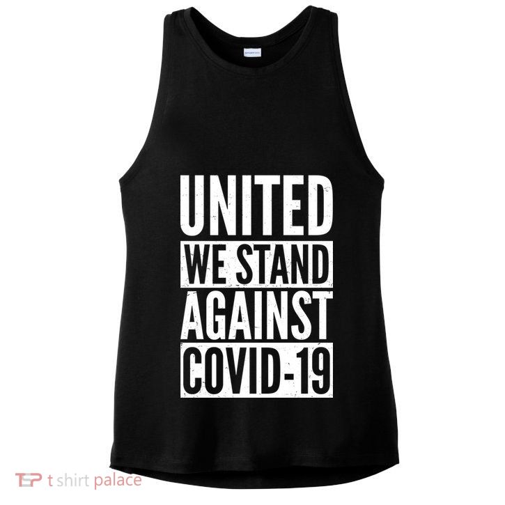 United We Stand Against Covid-19 Ladies PosiCharge Tri-Blend Wicking Tank
