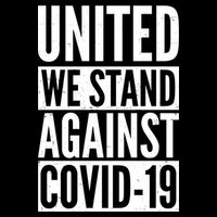 United We Stand Against Covid-19 Cooling Performance Crew T-Shirt