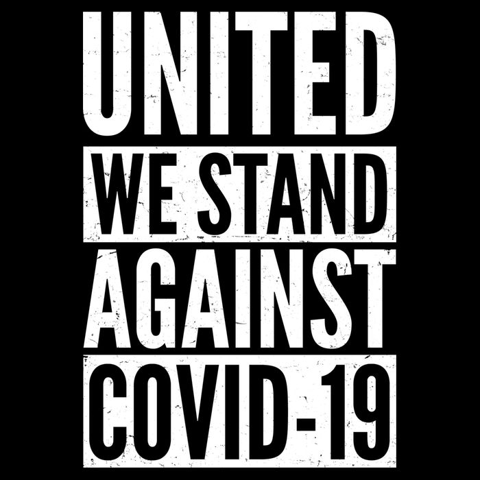 United We Stand Against Covid-19 Cooling Performance Crew T-Shirt