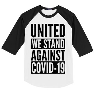 United We Stand Against Covid-19 Baseball Sleeve Shirt