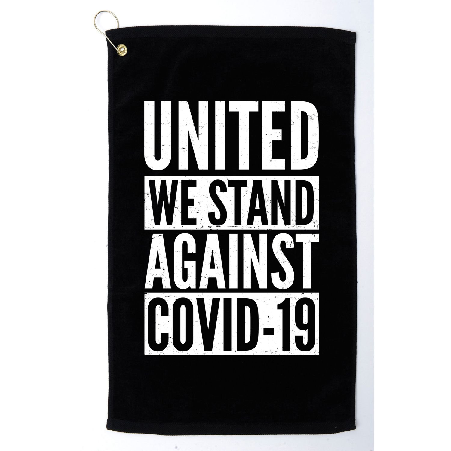 United We Stand Against Covid-19 Golf Towel
