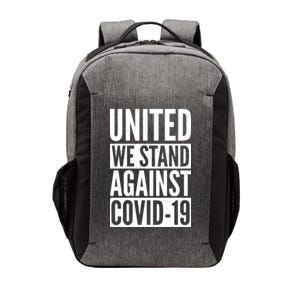 United We Stand Against Covid-19 Vector Backpack