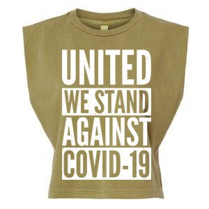 United We Stand Against Covid-19 Garment-Dyed Women's Muscle Tee