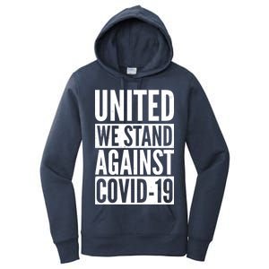 United We Stand Against Covid-19 Women's Pullover Hoodie