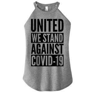 United We Stand Against Covid-19 Women's Perfect Tri Rocker Tank