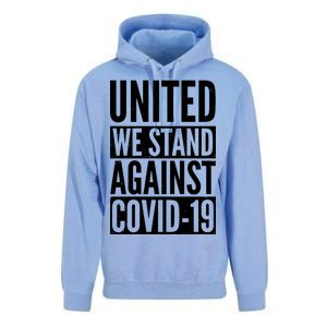 United We Stand Against Covid-19 Unisex Surf Hoodie