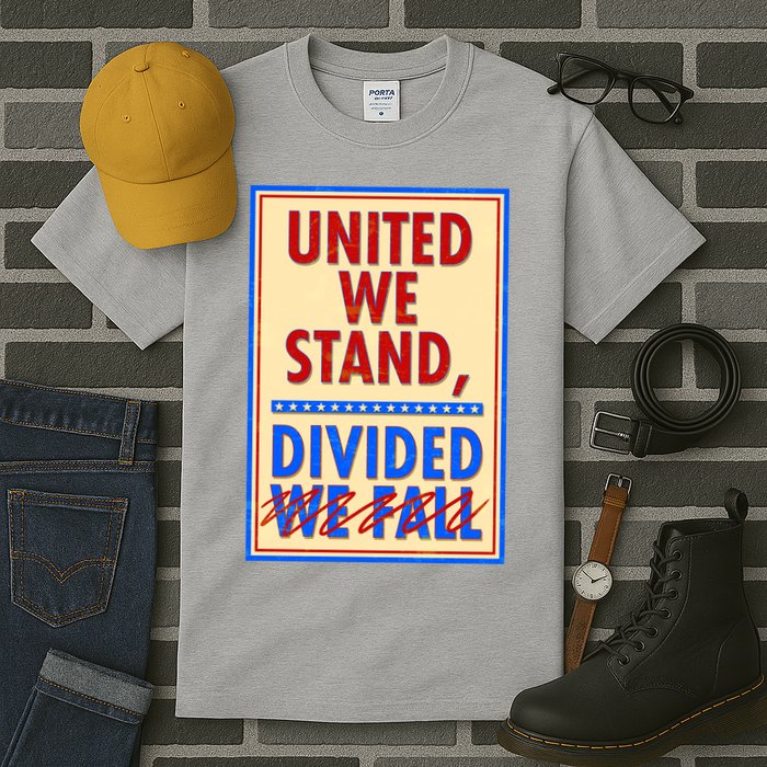 United We Stand Divided Tall T-Shirt