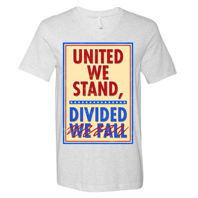 United We Stand Divided V-Neck T-Shirt