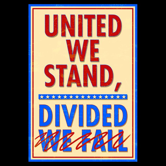 United We Stand Divided Apron