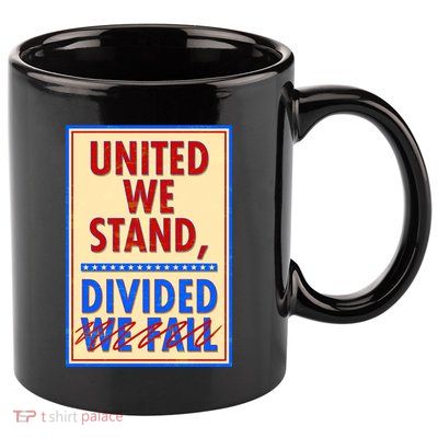 United We Stand Divided 11oz C Handle Ceramic Mug