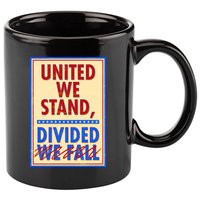 United We Stand Divided 11oz C Handle Ceramic Mug