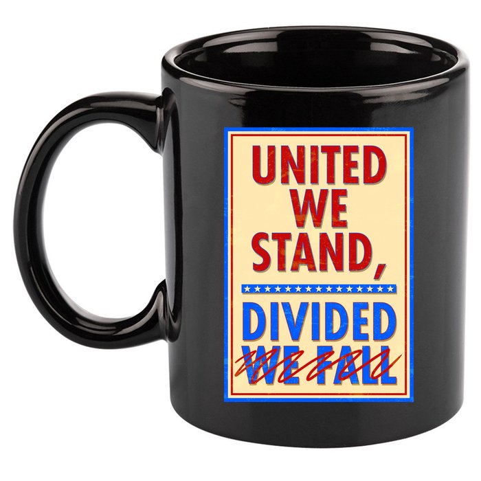 United We Stand Divided 11oz C Handle Ceramic Mug