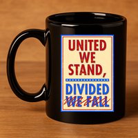 United We Stand Divided 11oz C Handle Ceramic Mug