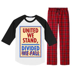 United We Stand Divided Raglan Sleeve Pajama Set