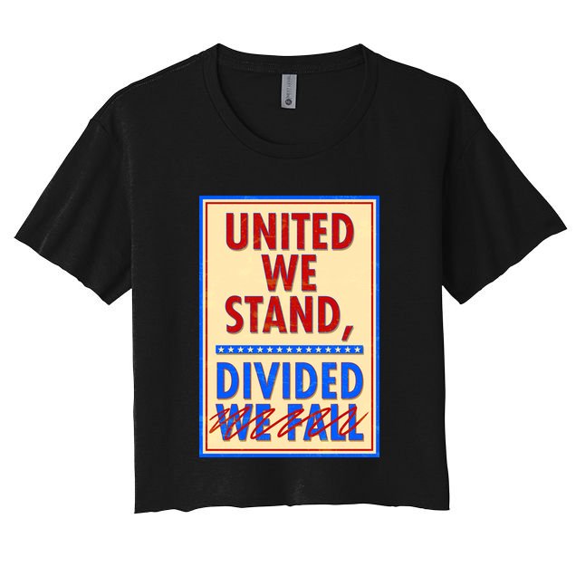 United We Stand Divided Crop Top