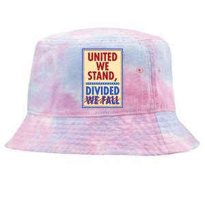 United We Stand Divided Tie-Dyed Bucket Hat