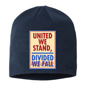 United We Stand Divided Sustainable Beanie