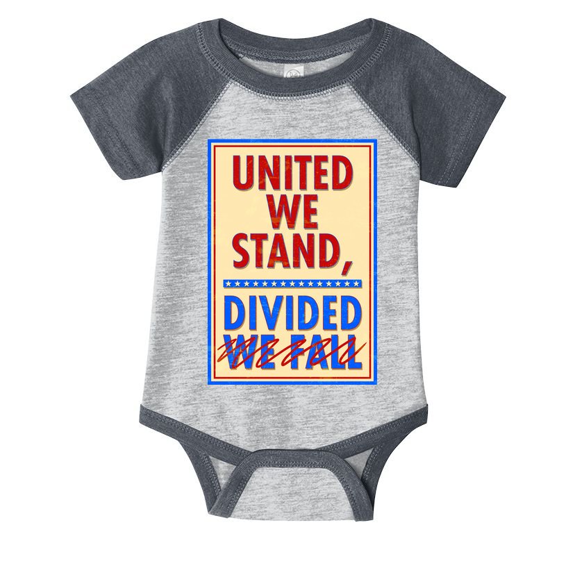 United We Stand Divided Infant Baby Jersey Bodysuit