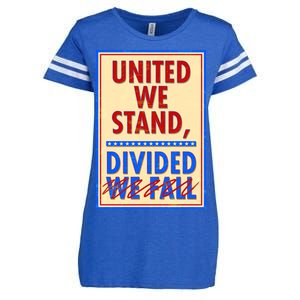 United We Stand Divided Enza Ladies Jersey Football T-Shirt