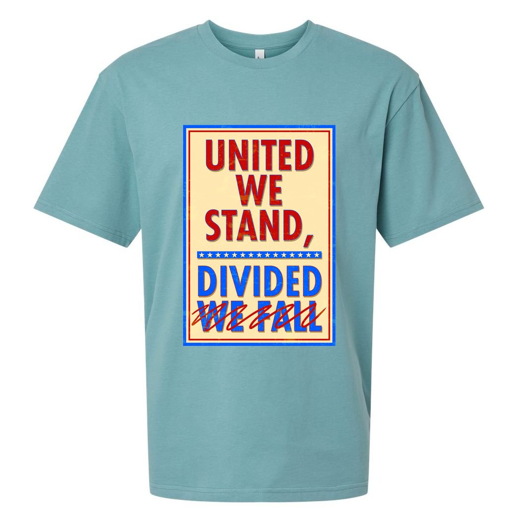 United We Stand Divided Sueded Cloud Jersey T-Shirt