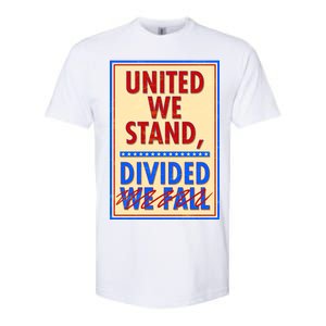 United We Stand Divided Softstyle® CVC T-Shirt