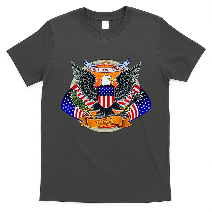 United We Stand USA Eagle Crest T-Shirt