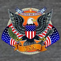 United We Stand USA Eagle Crest T-Shirt