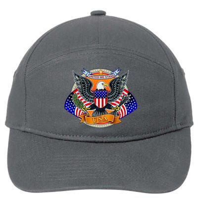 United We Stand USA Eagle Crest 7-Panel Snapback Hat