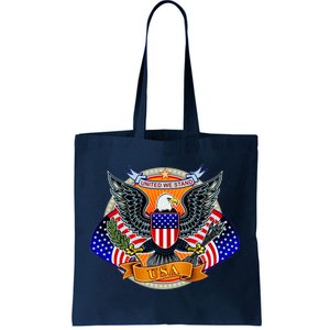 United We Stand USA Eagle Crest Tote Bag