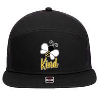 Unity Day Bee Kind 7 Panel Mesh Trucker Snapback Hat