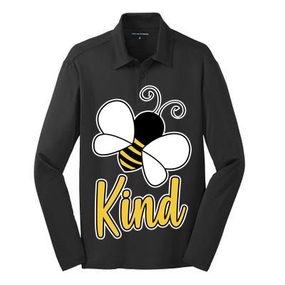 Unity Day Bee Kind Silk Touch Performance Long Sleeve Polo