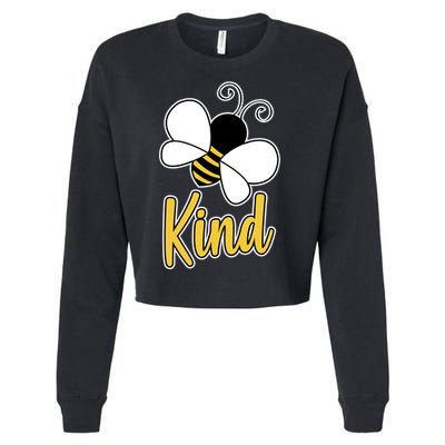 Unity Day Bee Kind Cropped Pullover Crew