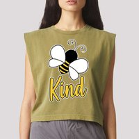 Unity Day Bee Kind Garment-Dyed Women's Muscle Tee