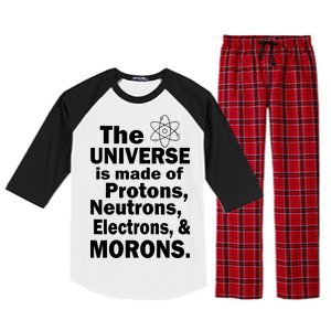 Universe Is Made Of Morons Raglan Sleeve Pajama Set