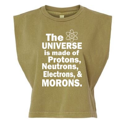 Universe Is Made Of Morons Garment-Dyed Women's Muscle Tee