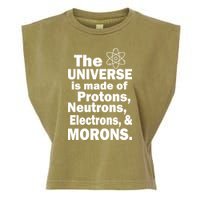Universe Is Made Of Morons Garment-Dyed Women's Muscle Tee