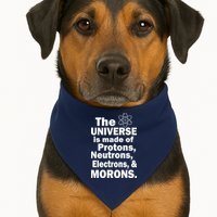 Universe Is Made Of Morons USA-Made Doggie Bandana