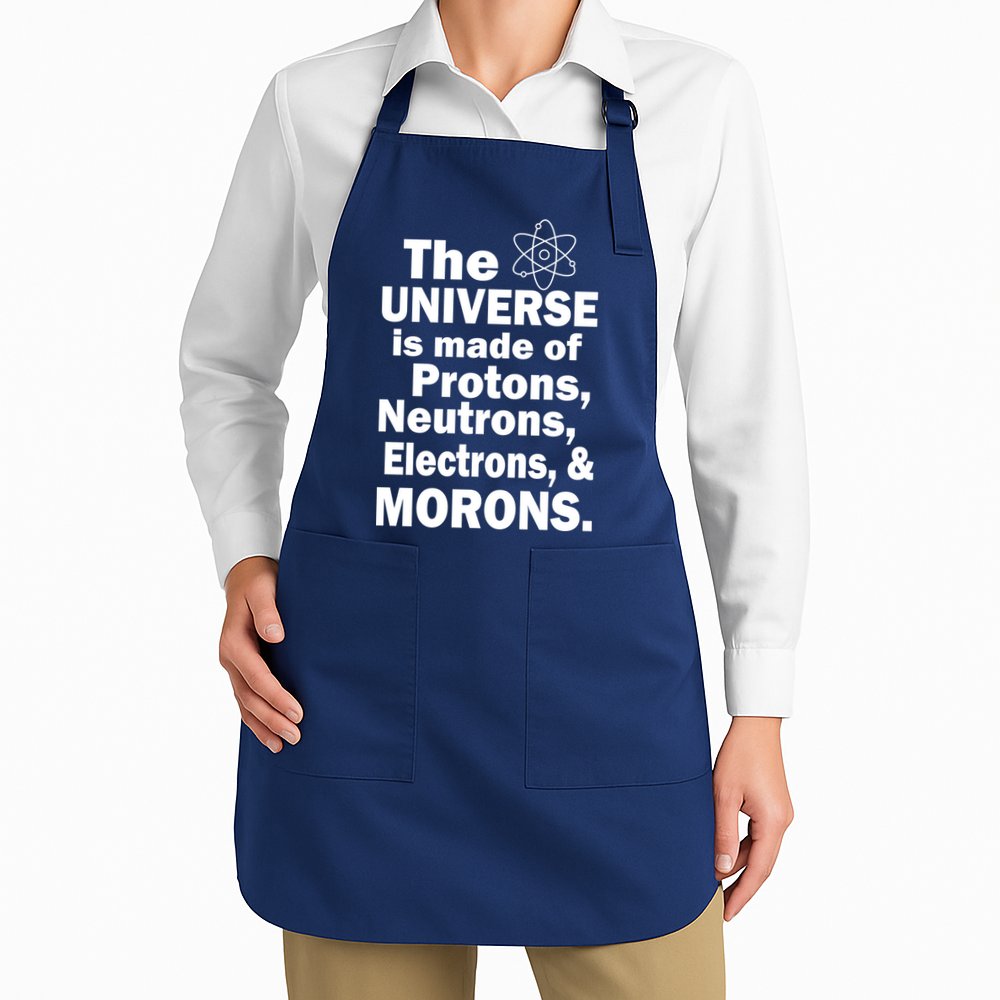 Universe Is Made Of Morons Apron