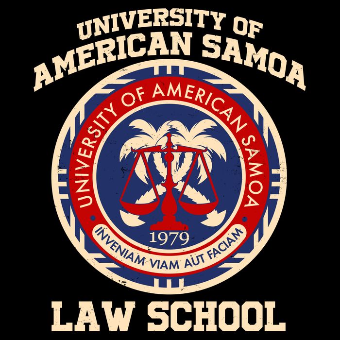 University of Samoa Law School Logo Emblem Sustainable Bucket Hat