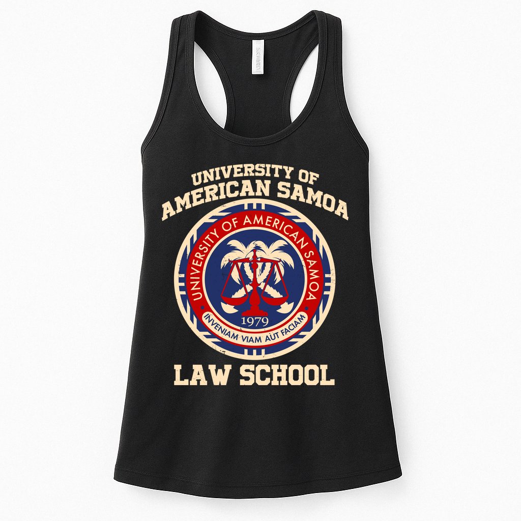 University of Samoa Law School Logo Emblem Womens Tank Top