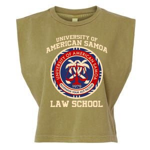 University of Samoa Law School Logo Emblem Garment-Dyed Women's Muscle Tee