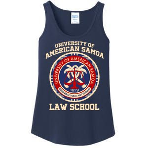 University of Samoa Law School Logo Emblem Ladies Essential Tank