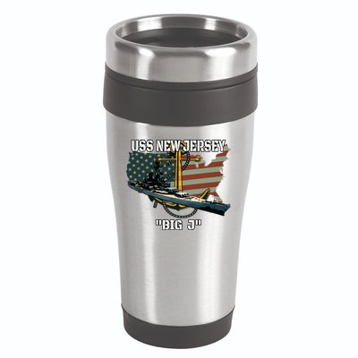 Uss New Jersey Bb62 Battleship Veterans Day Warship Father 16oz Travel Tumbler