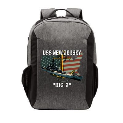Uss New Jersey Bb62 Battleship Veterans Day Warship Father Vector Backpack